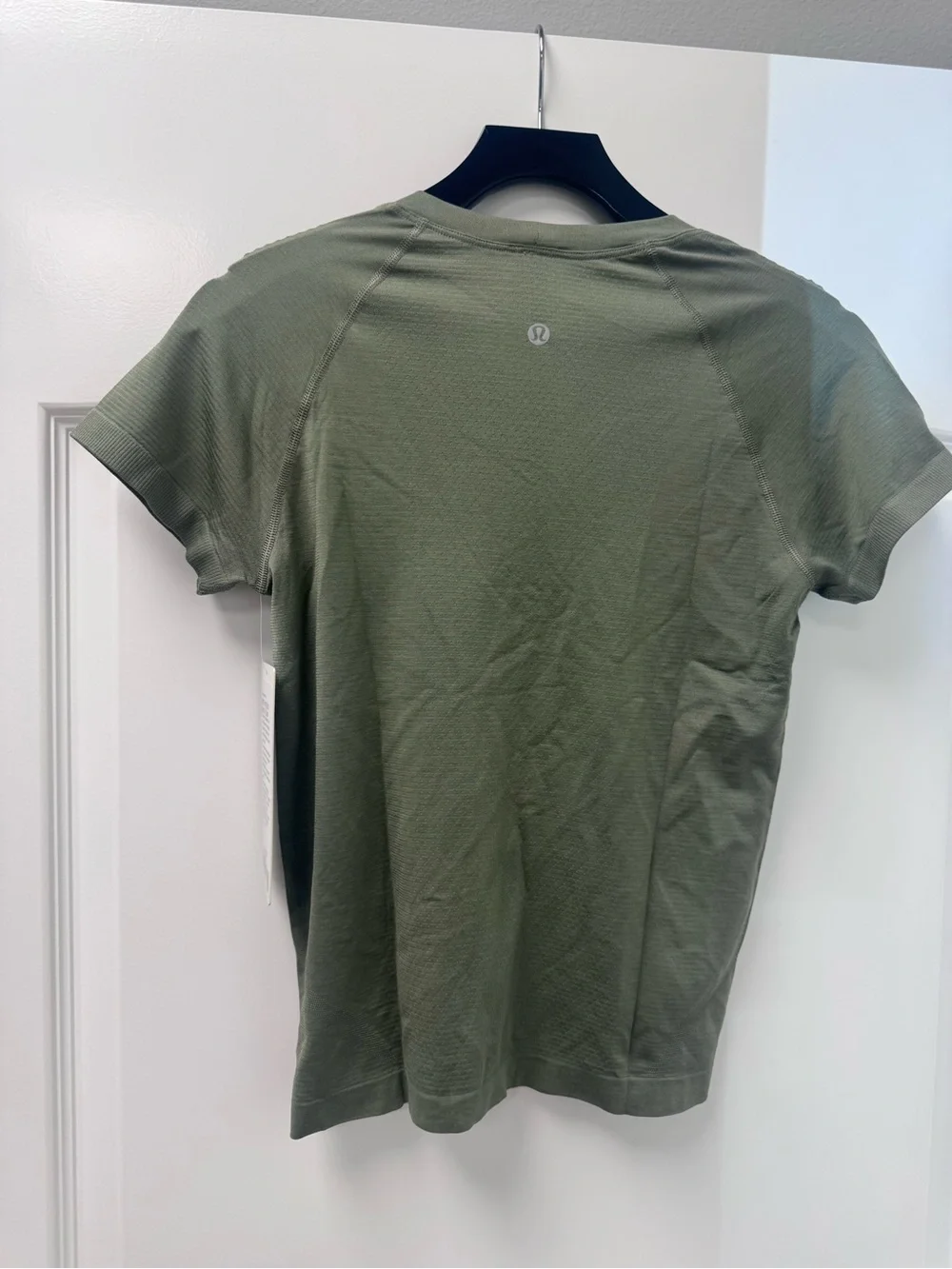 lululemon athletica Short Sleeve Tee in Olive Green